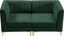 Alina Green Velvet Modular Sectional - Town Of Bargains Furniture - NY