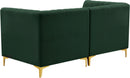 Alina Green Velvet Modular Sectional - Town Of Bargains Furniture - NY