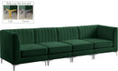 Alina Green Velvet Modular Sectional - Town Of Bargains Furniture - NY
