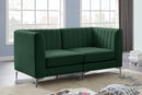 Alina Green Velvet Modular Sectional - Town Of Bargains Furniture - NY