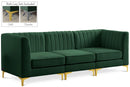 Alina Green Velvet Modular Sectional - Town Of Bargains Furniture - NY