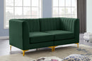 Alina Green Velvet Modular Sectional - Town Of Bargains Furniture - NY