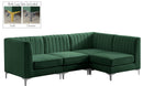 Alina Green Velvet Modular Sectional - Town Of Bargains Furniture - NY