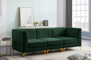 Alina Green Velvet Modular Sectional - Town Of Bargains Furniture - NY