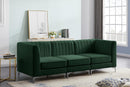 Alina Green Velvet Modular Sectional - Town Of Bargains Furniture - NY