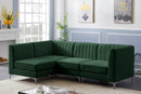 Alina Green Velvet Modular Sectional - Town Of Bargains Furniture - NY