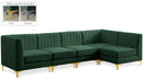 Alina Green Velvet Modular Sectional - Town Of Bargains Furniture - NY