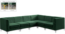Alina Green Velvet Modular Sectional - Town Of Bargains Furniture - NY
