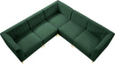 Alina Green Velvet Modular Sectional - Town Of Bargains Furniture - NY