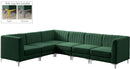 Alina Green Velvet Modular Sectional - Town Of Bargains Furniture - NY