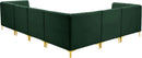 Alina Green Velvet Modular Sectional - Town Of Bargains Furniture - NY