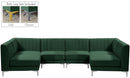 Alina Green Velvet Modular Sectional - Town Of Bargains Furniture - NY