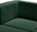 Alina Green Velvet Modular Sectional - Town Of Bargains Furniture - NY