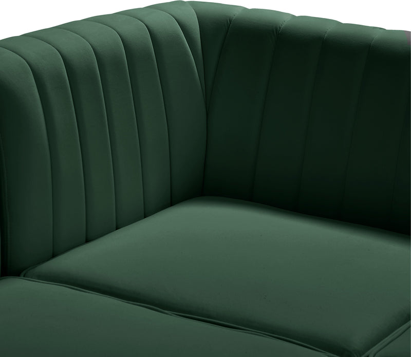 Alina Green Velvet Modular Sectional - Town Of Bargains Furniture - NY