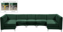 Alina Green Velvet Modular Sectional - Town Of Bargains Furniture - NY