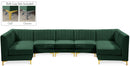 Alina Green Velvet Modular Sectional - Town Of Bargains Furniture - NY