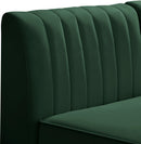 Alina Green Velvet Modular Sectional - Town Of Bargains Furniture - NY
