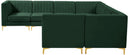 Alina Green Velvet Modular Sectional - Town Of Bargains Furniture - NY