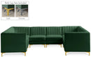 Alina Green Velvet Modular Sectional - Town Of Bargains Furniture - NY