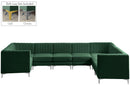 Alina Green Velvet Modular Sectional - Town Of Bargains Furniture - NY