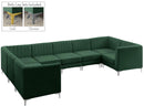 Alina Green Velvet Modular Sectional - Town Of Bargains Furniture - NY