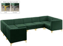Alina Green Velvet Modular Sectional - Town Of Bargains Furniture - NY