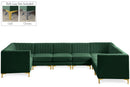 Alina Green Velvet Modular Sectional - Town Of Bargains Furniture - NY
