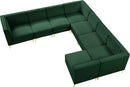 Alina Green Velvet Modular Sectional - Town Of Bargains Furniture - NY