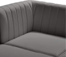 Alina Grey Velvet Modular Sectional - Town Of Bargains Furniture - NY