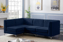 Alina Navy Velvet Modular Sectional - Town Of Bargains Furniture - NY