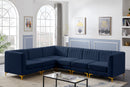 Alina Navy Velvet Modular Sectional - Town Of Bargains Furniture - NY