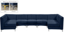 Alina Navy Velvet Modular Sectional - Town Of Bargains Furniture - NY