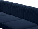 Alina Navy Velvet Modular Sectional - Town Of Bargains Furniture - NY