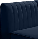 Alina Navy Velvet Modular Sectional - Town Of Bargains Furniture - NY