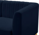 Alina Navy Velvet Modular Sectional - Town Of Bargains Furniture - NY