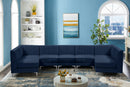 Alina Navy Velvet Modular Sectional - Town Of Bargains Furniture - NY