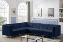 Alina Navy Velvet Modular Sectional - Town Of Bargains Furniture - NY