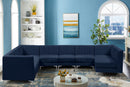 Alina Navy Velvet Modular Sectional - Town Of Bargains Furniture - NY