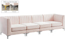 Alina Pink Velvet Modular Sectional - Town Of Bargains Furniture - NY