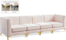 Alina Pink Velvet Modular Sectional - Town Of Bargains Furniture - NY