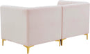Alina Pink Velvet Modular Sectional - Town Of Bargains Furniture - NY