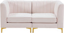 Alina Pink Velvet Modular Sectional - Town Of Bargains Furniture - NY