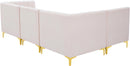 Alina Pink Velvet Modular Sectional - Town Of Bargains Furniture - NY