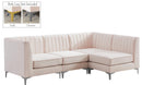 Alina Pink Velvet Modular Sectional - Town Of Bargains Furniture - NY