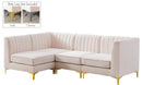 Alina Pink Velvet Modular Sectional - Town Of Bargains Furniture - NY