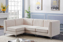 Alina Pink Velvet Modular Sectional - Town Of Bargains Furniture - NY