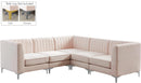 Alina Pink Velvet Modular Sectional - Town Of Bargains Furniture - NY