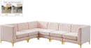 Alina Pink Velvet Modular Sectional - Town Of Bargains Furniture - NY