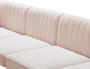 Alina Pink Velvet Modular Sectional - Town Of Bargains Furniture - NY