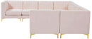 Alina Pink Velvet Modular Sectional - Town Of Bargains Furniture - NY